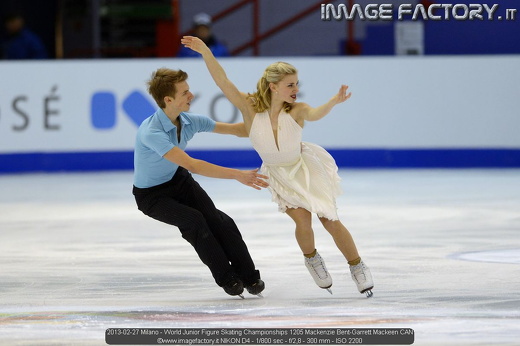 2013-02-27 Milano - World Junior Figure Skating Championships 1205 Mackenzie Bent-Garrett Mackeen CAN